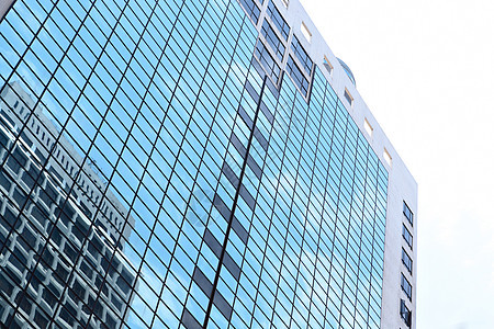 办公大楼办公室码头公司摩天大楼窗户玻璃窗高楼贸易港区财富图片