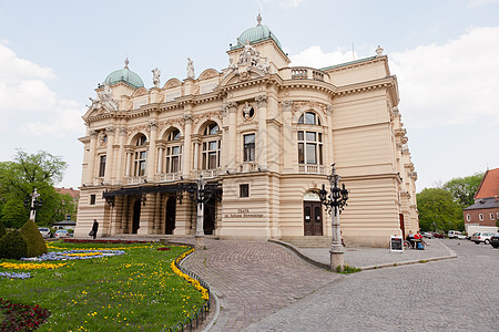 Juliusz Sowacki剧院旅行歌剧建筑旅游天炉历史圆顶艺术游客历史性图片