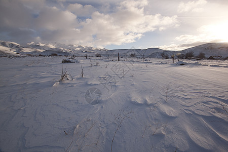 清晨寒雪平原     农村下雪户外场景f阳光日落射线地平线场地天空墙纸大雪草地季节图片