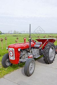 荷兰荷兰拖拉机外观乡村车辆农具农业汽车农业机械机器农场国家图片