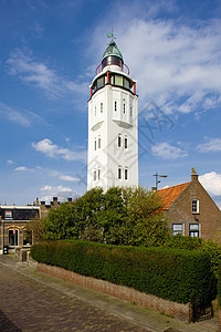 荷兰弗里斯兰Harlingen灯塔建筑建筑学灯塔安全旅行指导外观导航位置建筑物图片