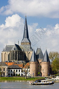 荷兰 Overijssel景点建筑学建筑宗教城市教会景观历史建筑物教堂图片