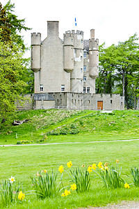 布赖马尔城堡 苏格兰旅行历史建筑植物群地标水仙外观花园位置植被图片