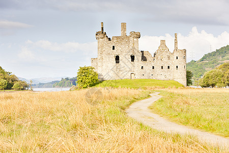 苏格兰Kilchurn城堡建筑物废墟位置纪念碑旅行建筑学世界景点外观高地图片