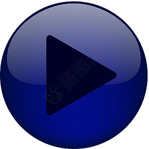 矢量  Play 按钮音乐三角形视频网络蓝色图像光泽度绘画艺术品圆圈图片