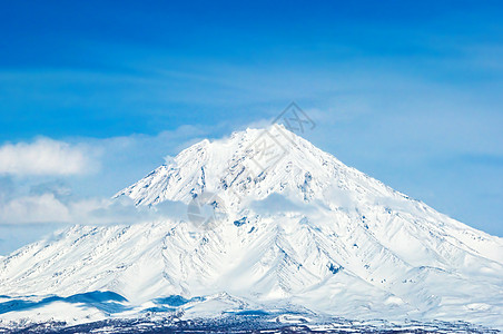 冬天美丽的火山喷发荒野火山学家旅行者陨石圆形墙纸假期自然熔岩公园图片