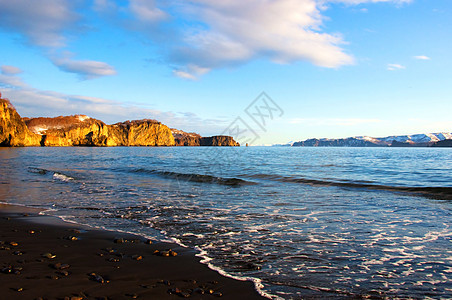 海湾山脉假期波浪岩石旅行大海海岸线海岸风景旅游图片