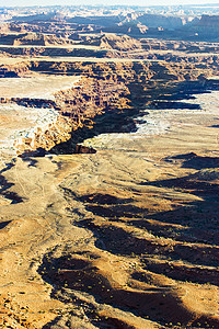 美国犹他州犹他州Canyonland国家公园侵蚀峡谷外观地质学位置岩石风景旅行地质世界图片