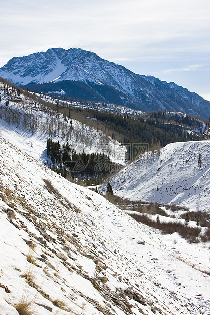 美国科罗拉多州圣胡安山外观世界海角风景山脉位置旅行图片