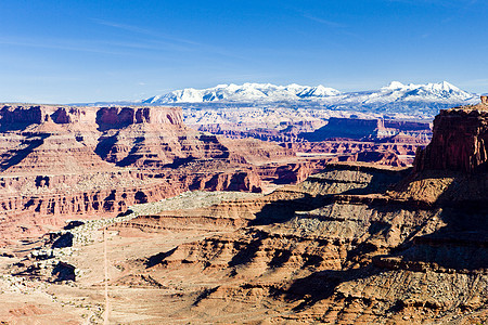 美国犹他州犹他州Canyonland国家公园外观旅行风景世界位置侵蚀地质构造峡谷岩石图片