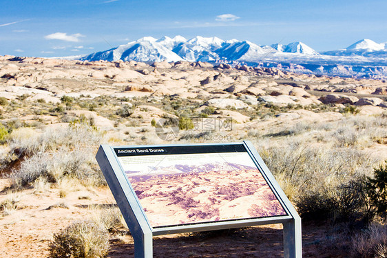 La Sal山 Arches NP 美国犹他州犹他州山脉风景位置外观旅行拱门np自然保护区世界图片