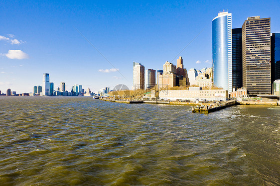 美国曼哈顿 纽约和新泽西州背景背景外观世界位置摩天大楼建筑学建筑建筑物城市旅行景观图片