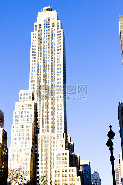 美国纽约州纽约市洛克菲勒中心旅行建筑学外观建筑物建筑摩天大楼位置城市世界图片
