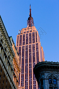 帝国大厦 曼哈顿 美国纽约州纽约市景观外观建筑学建筑摩天大楼位置世界地标旅行城市图片