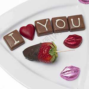 圣瓦伦丁糖果情人感情水果静物节日庆典诱惑巧克力庆祝图片