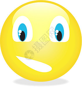 矢量笑脸黄色表情情感标识享受绘画幸福笑声卡通片情绪嘲笑微笑图片