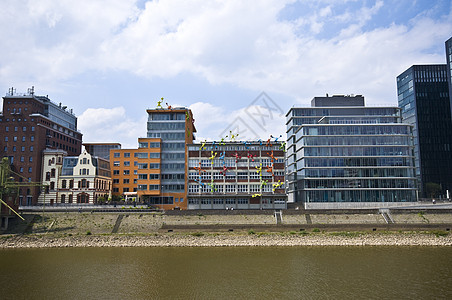 媒体港建筑景观城市港口图片