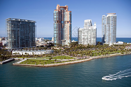 离开佛罗里达州迈阿密气候场景海岸线天空热带美化海滩码头住宅区建筑学图片