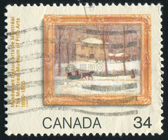 邮票房子古董海豹绘画邮件雪橇建筑邮戳信封历史性图片