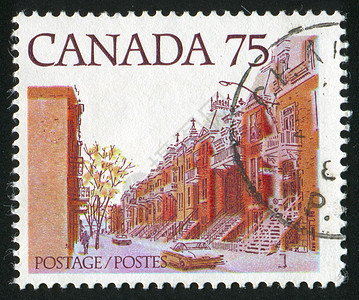 邮票信封建筑学邮件叶子房屋城市窗户明信片历史性邮资图片