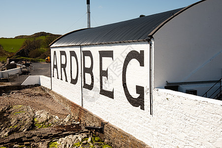 Ardbeg 蒸馏厂建筑烈酒工厂小岛植物工业建筑学酒厂商业高地图片