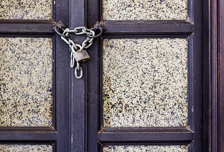 古旧门历史锁孔木头文化钥匙入口金属粮食建筑学装饰品图片