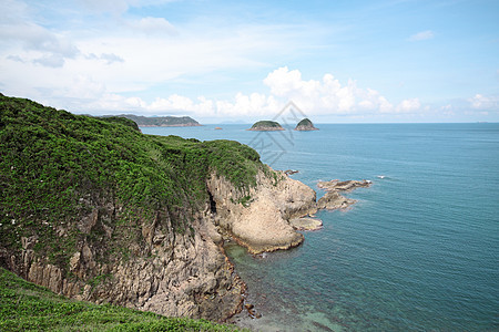 沿海海岸太阳假期天气旅游海岸线风景旅行金子阳光天空图片