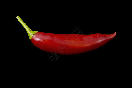 黑色背景的红胡椒辣椒绿色宏观食物红色活力文化香料蔬菜烹饪图片