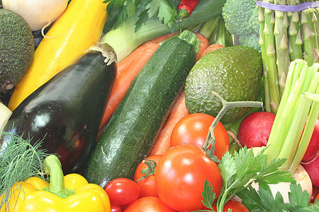 蔬菜混合市场厨房食物健康胡椒饮食香葱萝卜韭菜配料图片