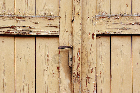 关上锁着的旧门建筑学门户网站杠杆锁定入口图片
