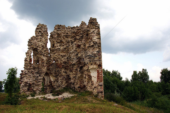 城堡的废墟建筑学历史性旅游建筑考古石头地标旅行纪念碑历史图片