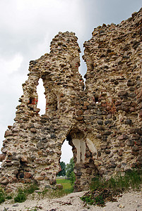 城堡的废墟建筑学建筑旅游考古学旅行石头地标纪念碑考古历史图片