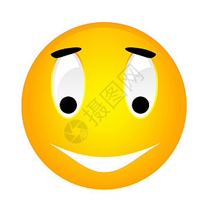 矢量笑脸黄色表情插图符号幸福风采徽章享受情感微笑嘲笑喜悦图片