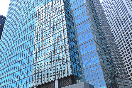 办公大楼总部建筑工作建造城市摩天大楼窗户中心黑色天空图片