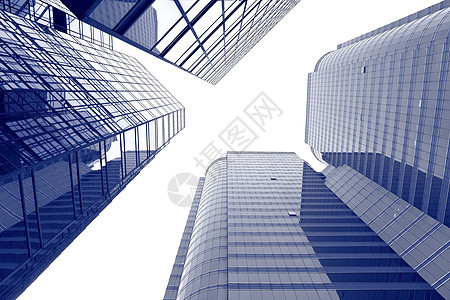 办公大楼建筑蓝色城市金融总部白色窗户市中心房间办公室图片