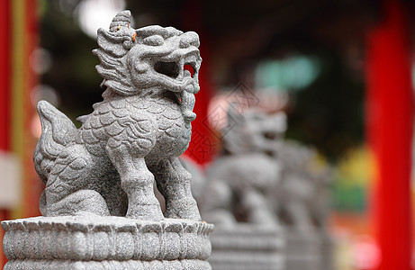 中国狮子雕像异国旅行艺术文化力量警卫博物馆金子运气历史图片