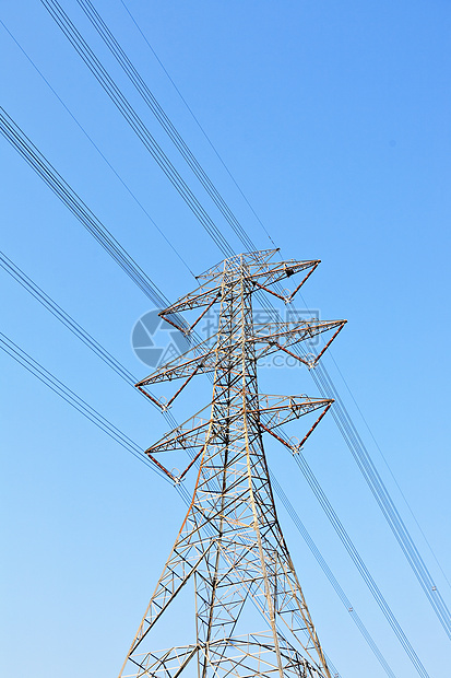 输电传输线建造能源供应通讯绝缘变压器发电机线路介质网格图片