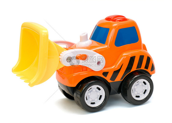 玩具挖土机孩子运输金属怪物乐趣卡车黄色挖掘机车轮喜悦图片
