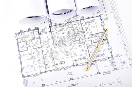 建筑计划 球笔 商业拼贴地面草稿住宅承包商工作房子测量打印工具草图图片