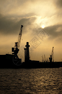德国汉堡的港口硅板公司图片