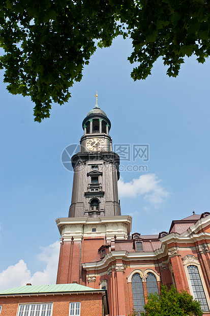 圣迈克尔教会尖塔教会旅行文化新教建筑学同盟风格钟楼旅游图片