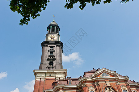 圣迈克尔教会宗教场景建筑学汉堡风格旅行地标教会文化旅游图片