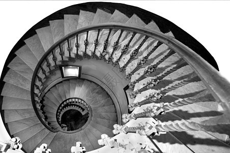古老螺旋楼梯城堡大理石古董建筑建筑学图片