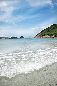 海滩海洋天气热带蓝色风景日光海岸季节地平线波纹图片