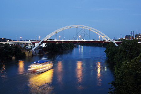 纳什维尔大桥城市旅行建筑学背景图片