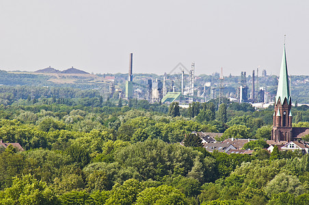 Ruhr 区域视图天线旅行矿业城市天空地区图片