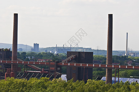 Ruhr 区域视图矿业天空城市地区天线旅行图片