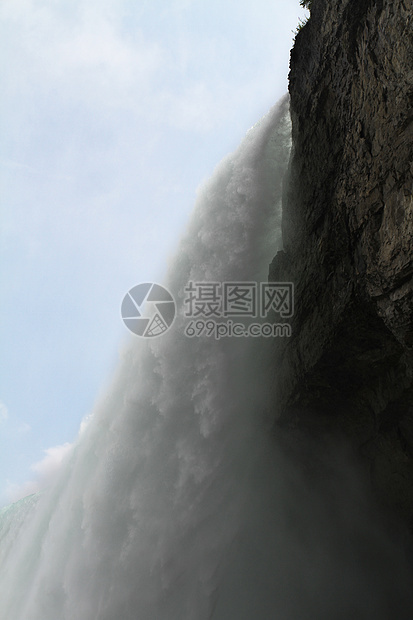 尼亚加拉瀑布后面图片