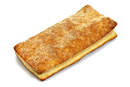 新鲜面包糕点小吃早餐白色饮食金子对象阴影食物对角线图片