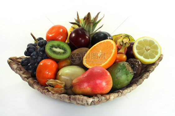 水果篮子黑木组合食物橘子维生素果味柚子香蕉奇异果饮食图片